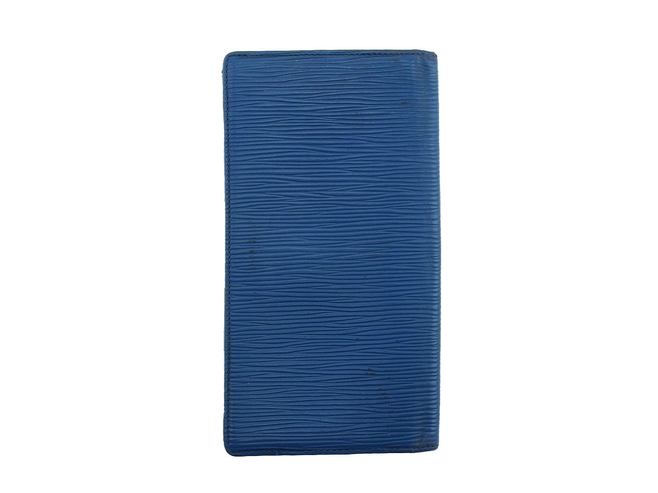 Louis Vuitton Bill Compartment M63215 Porto Cartes Blue Handbag
