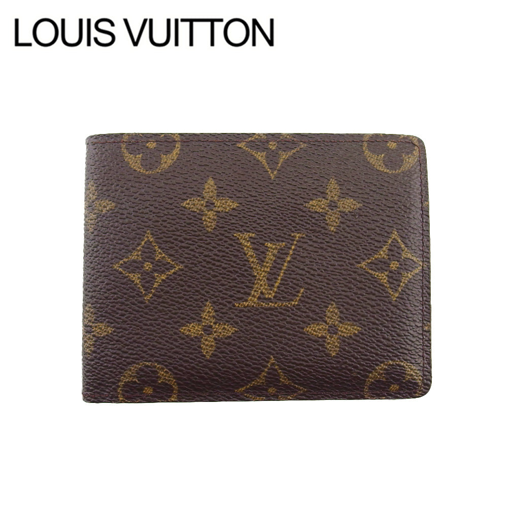 Louis Vuitton Bill Compartment M60930 Porte Billets9Cartes Brown Beige Handbag