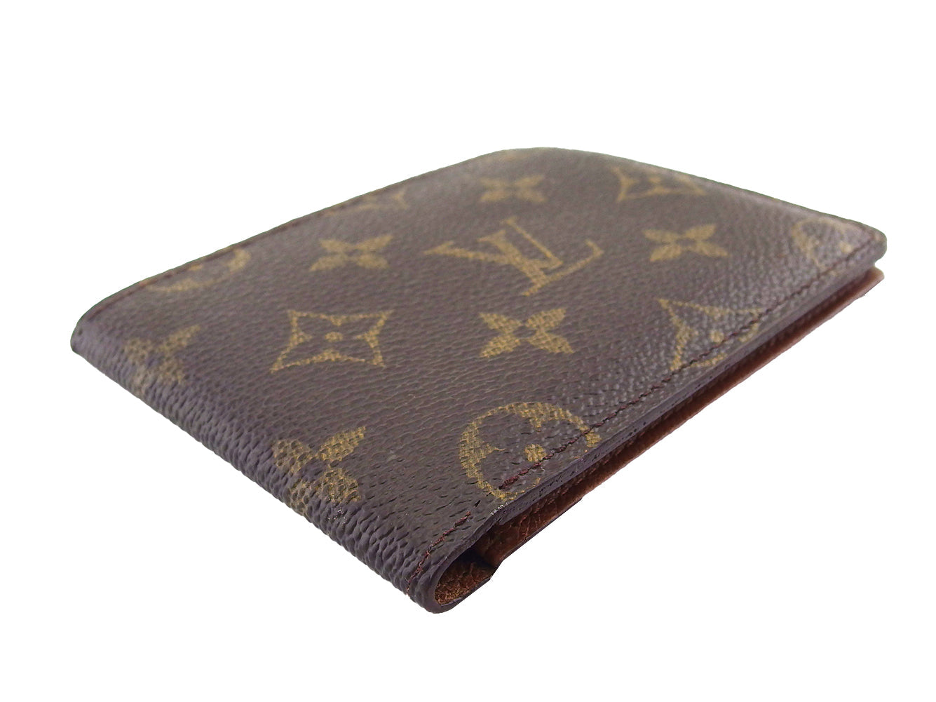 Louis Vuitton Bill Compartment M60930 Porte Billets9Cartes Brown Beige Handbag