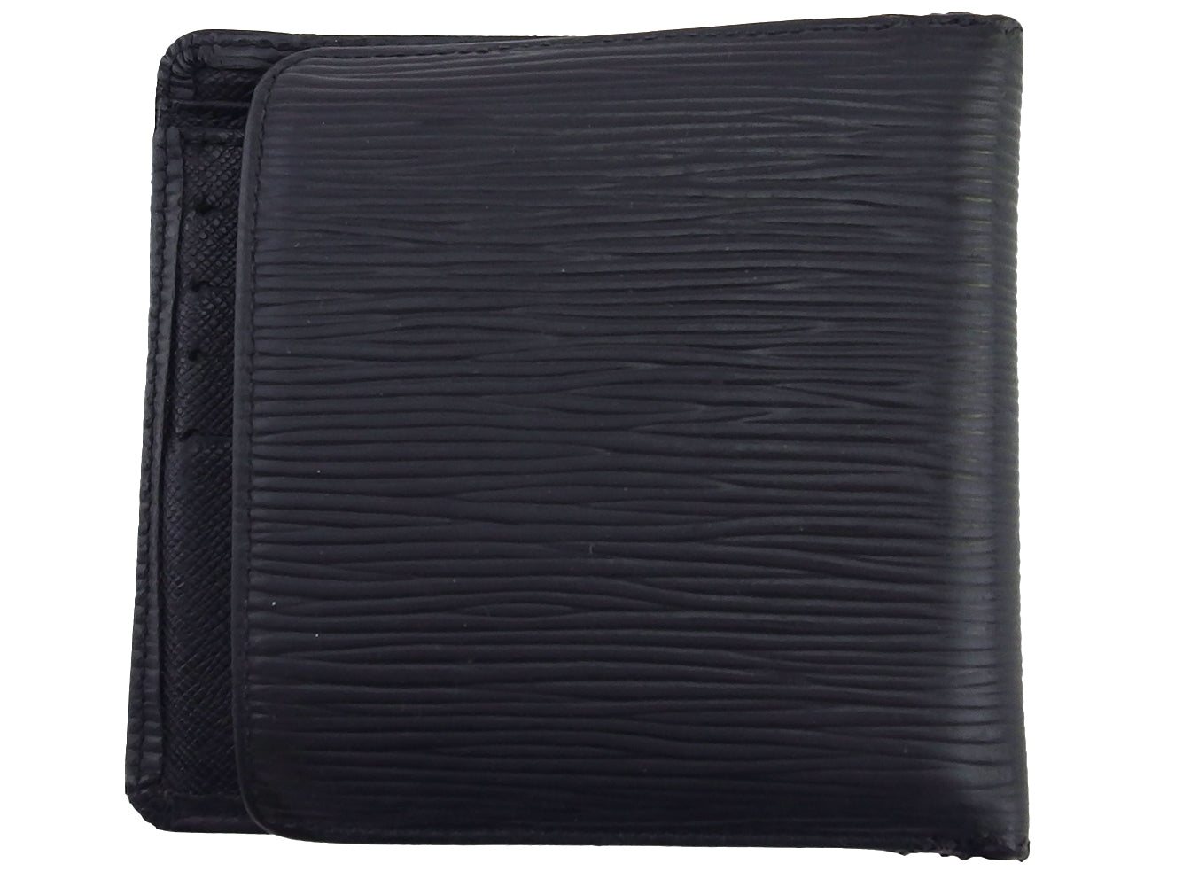 Louis Vuitton Bifold Porto Vie cult Credit Black Wallet Case