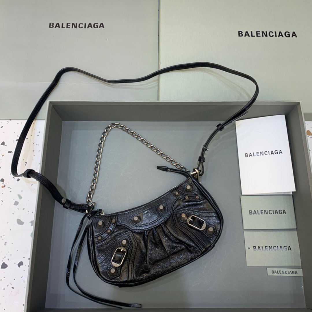 Balen Le Cagole Bag With In For Black Mini Travel Bag