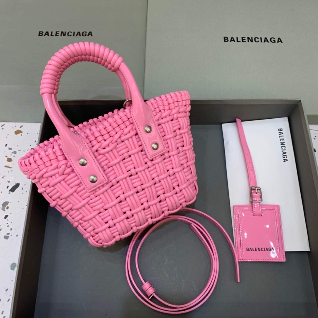 Top Quality Bistro Xs Basket With Strap Pink Travel Bag