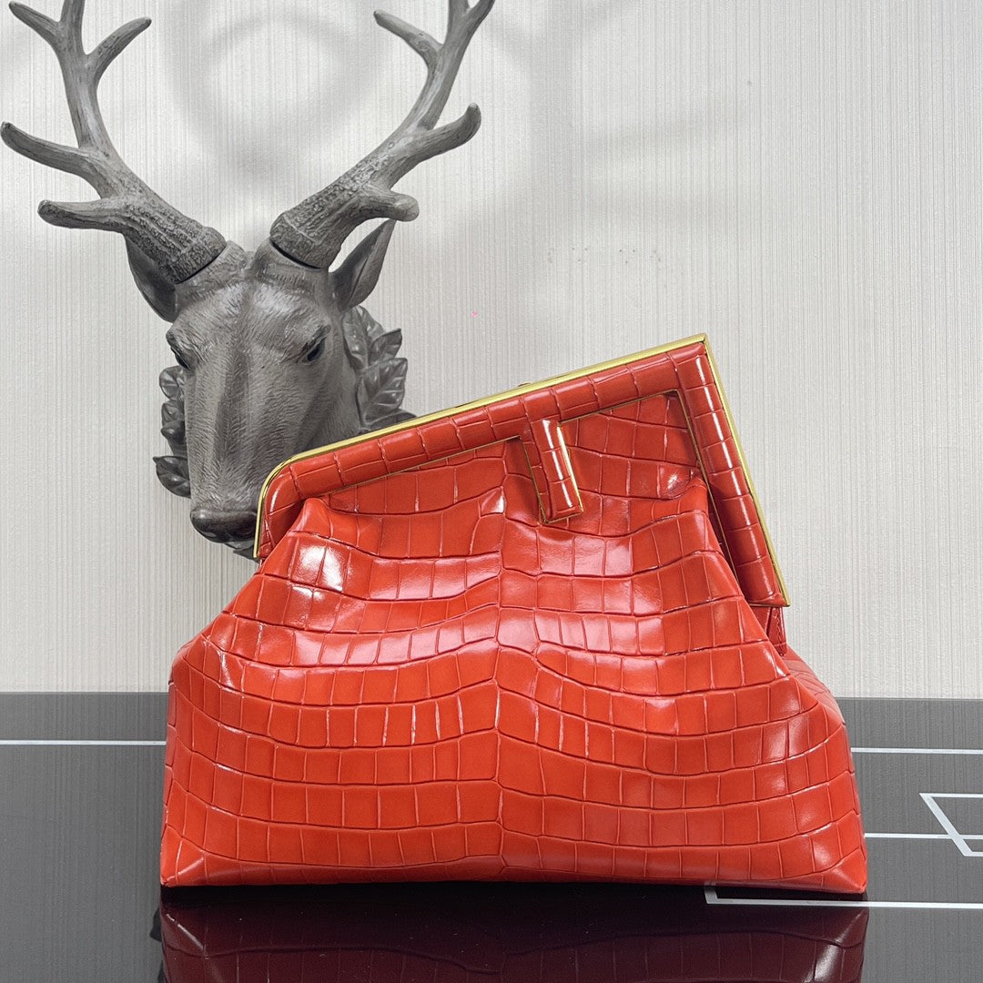 Top QualityTop Quality Top QualityTop Orange Medium Handbag