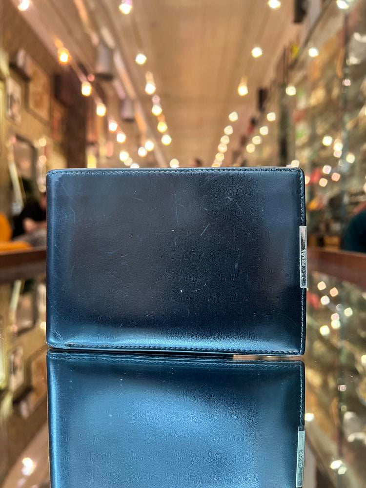 Prada Handbag Bifold Wallet Leather Black