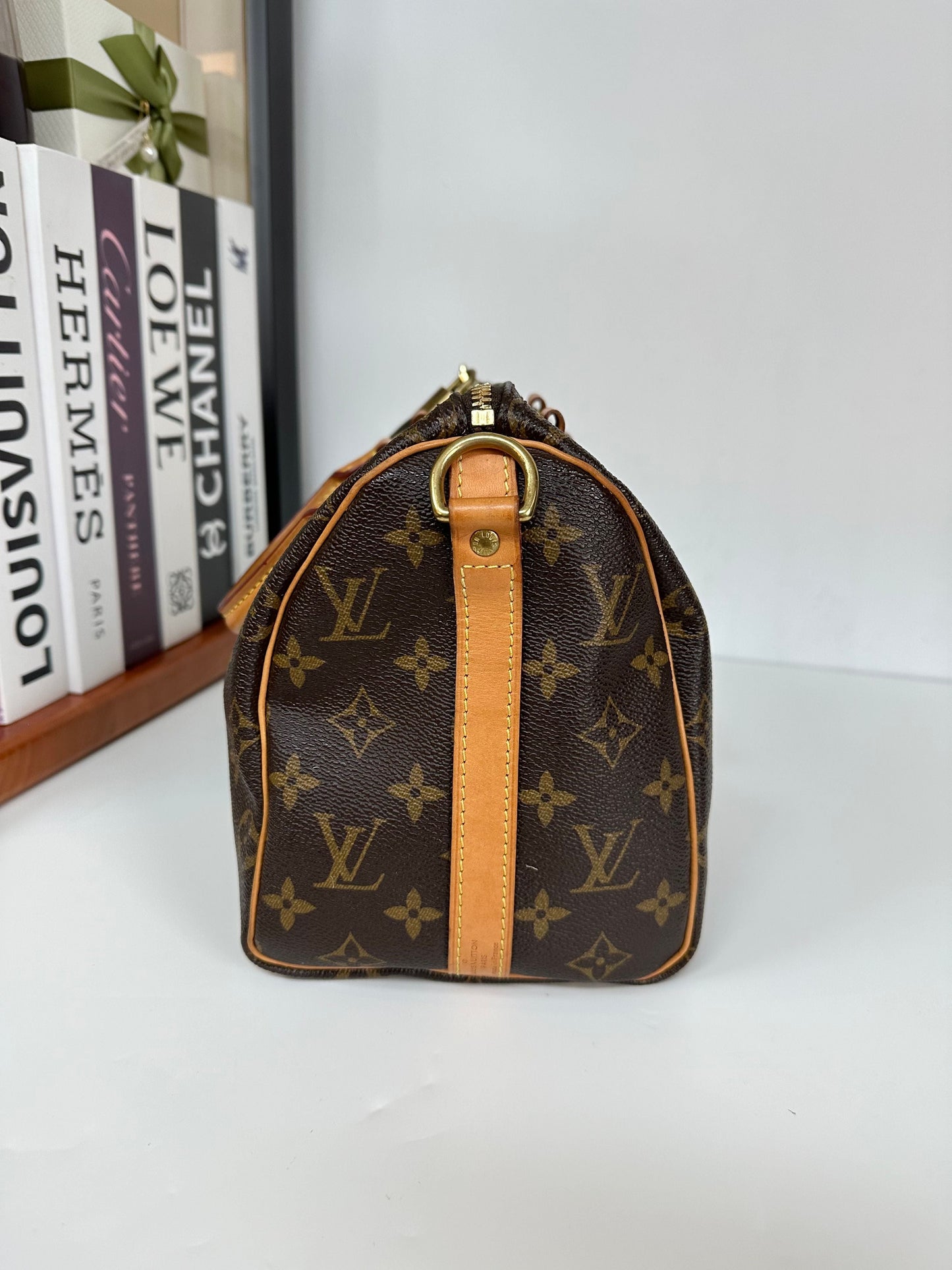 Louis Vuitton LV Monogram Speedy 25 with strap - Brown Handle Bags, Handbags #1SANCE