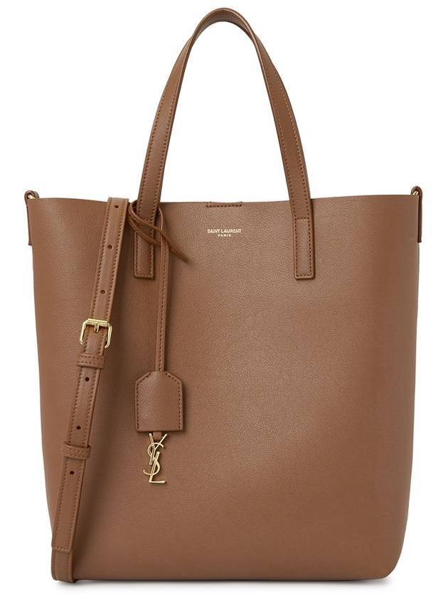 YSL Saint Laurent Saint Laurent Trending Shopping Toy Supple Tote Leather Brown Tote Bag