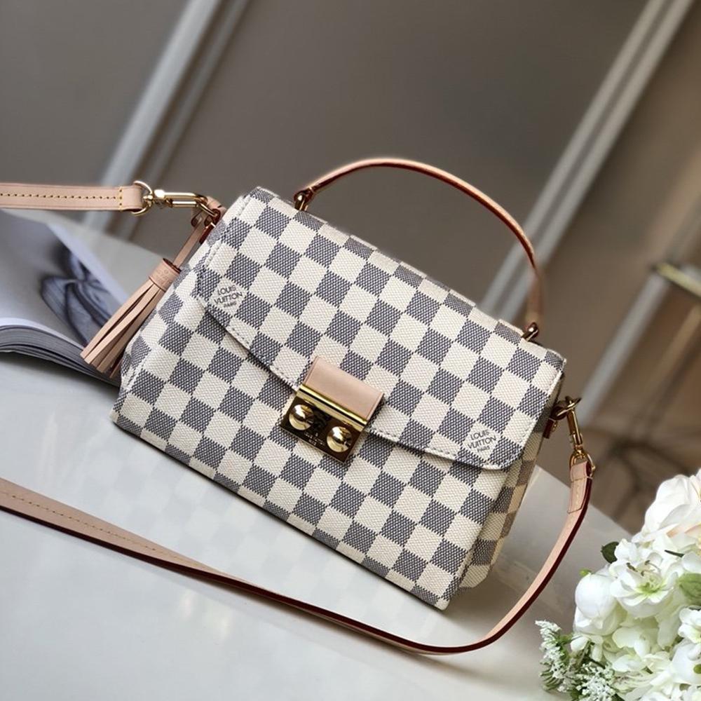 Louis Vuitton CROISETTE Damier AZUR Fashion Accessory