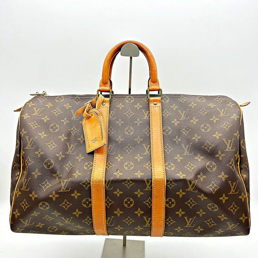 Louis Vuitton | Bags |   Louis Vuitton Lv Boston Bag Keepall 5 Browns Monogram  AF753