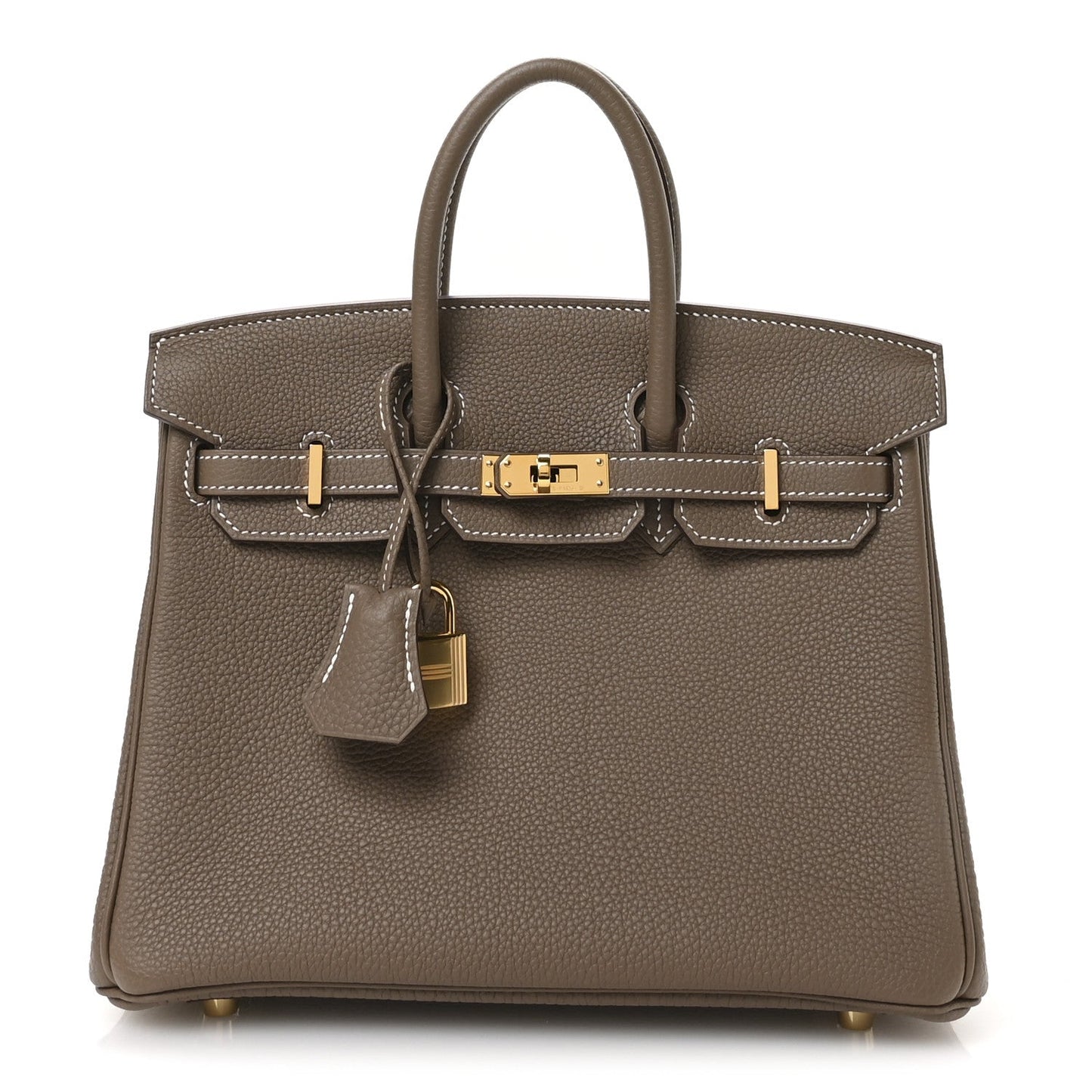 Hermes Togo Birkin Etoupe Handbag Travel Bag