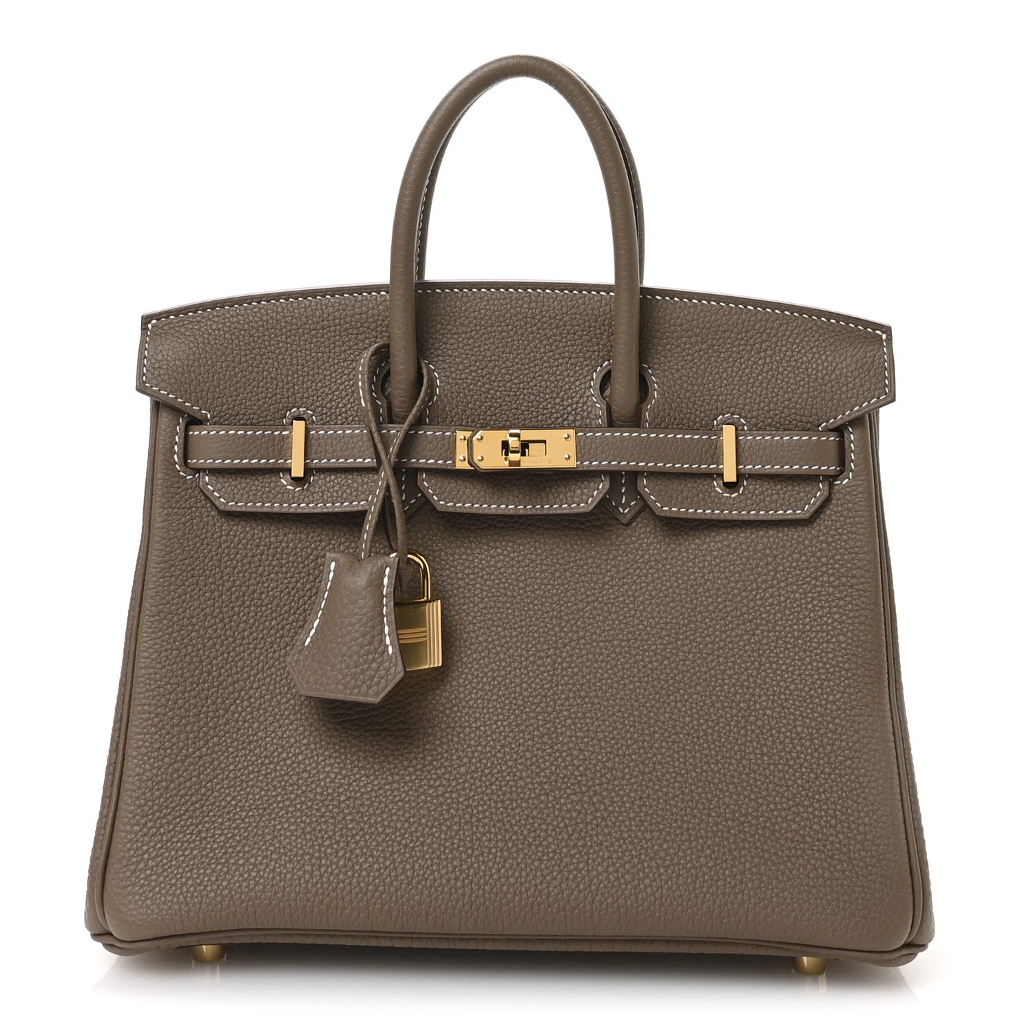 Hermes Togo Birkin Etoupe Handbag Travel Bag