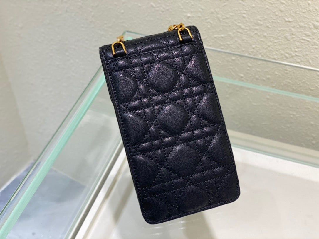 Caro Phone Holder Cd Black Chain Travel Bag