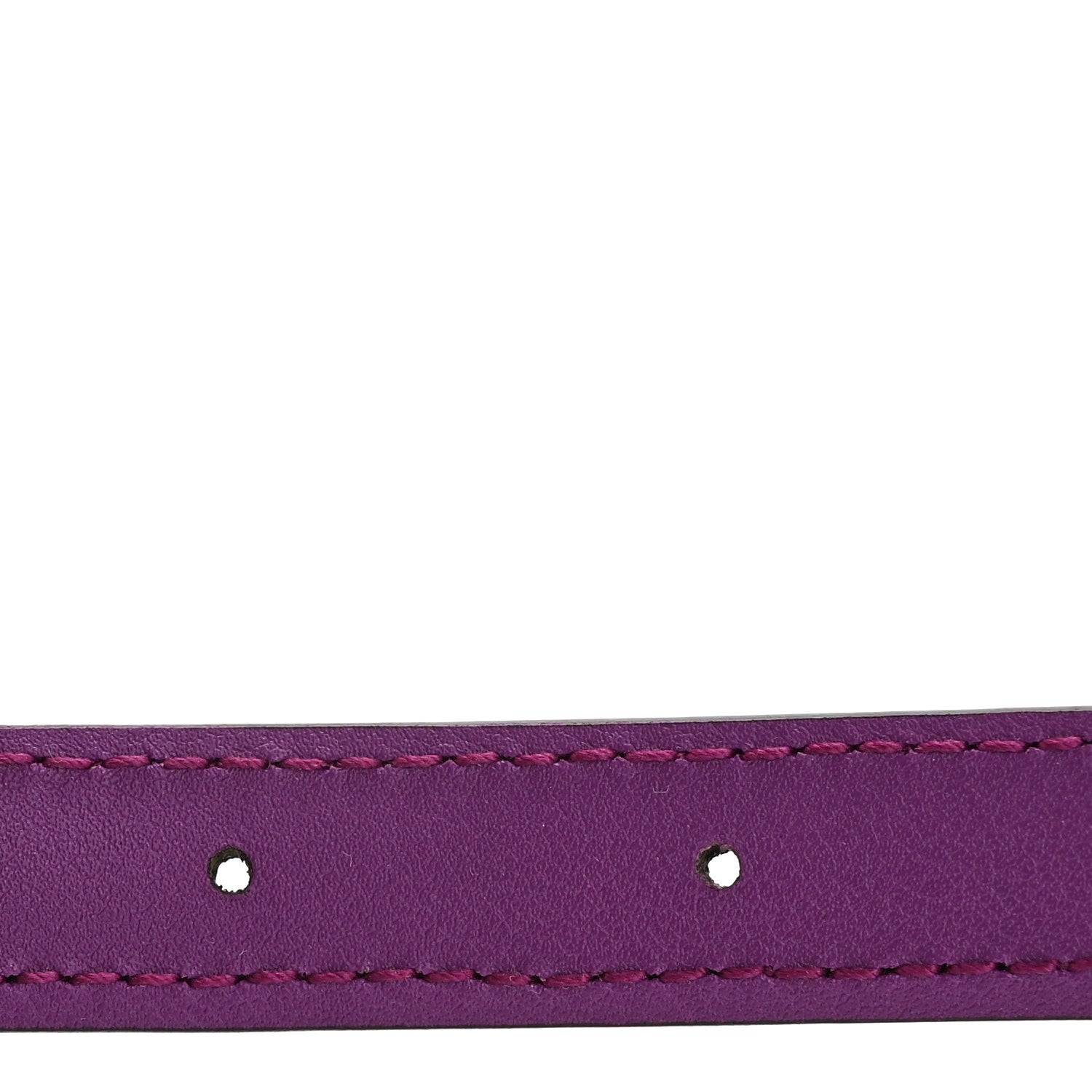 Gucci Efesto Leather Womens Horsebit 15/23mm Belt 95 38 Purple