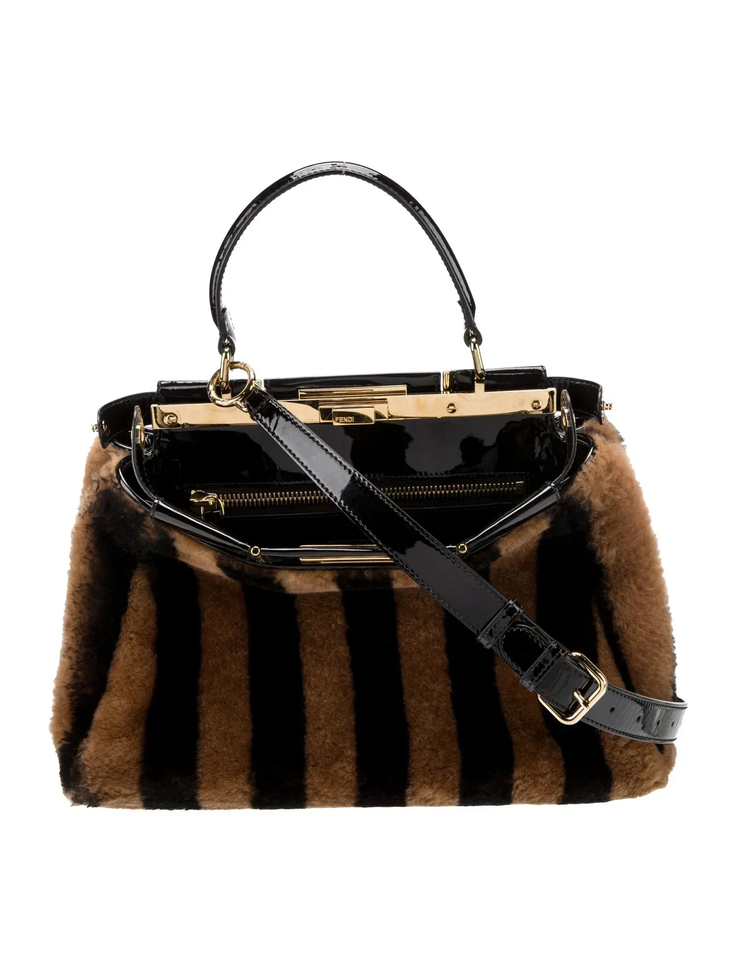 Fendi Pequin Bag Medium Travel Bag