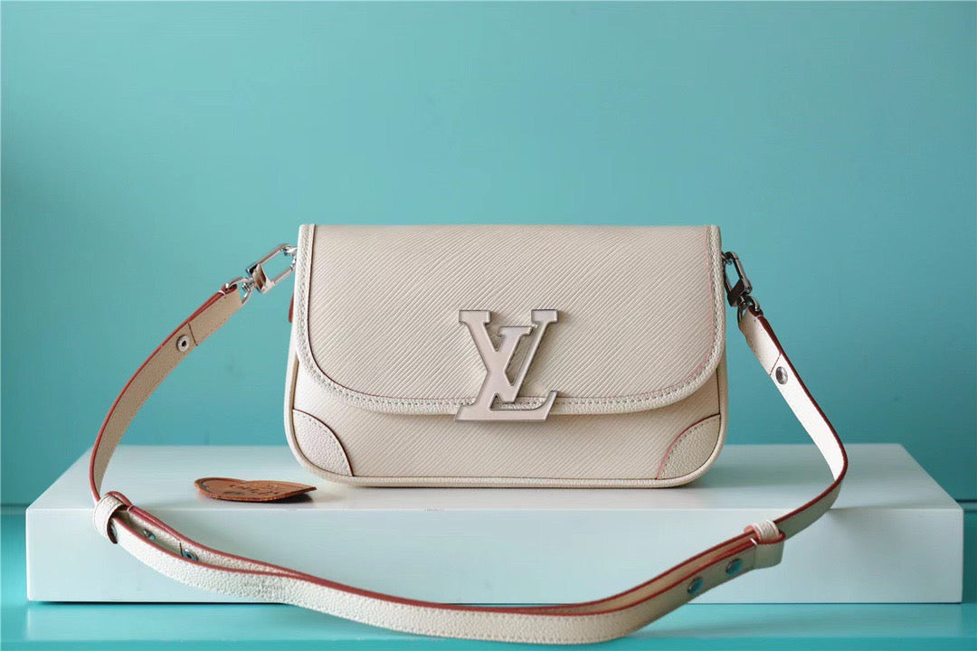 Top Quality Buci Epi Quartz For Women White Crossbody Bag