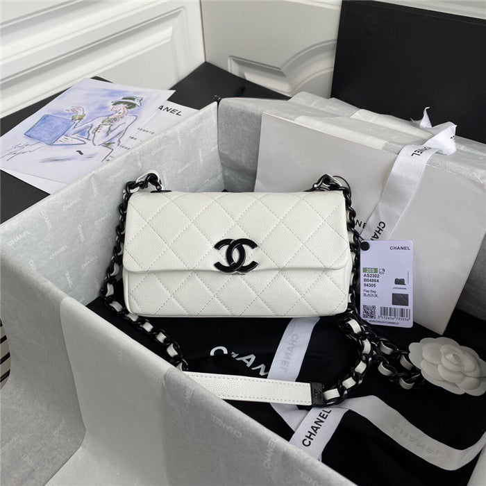 CHL 19 20cm White Handbag