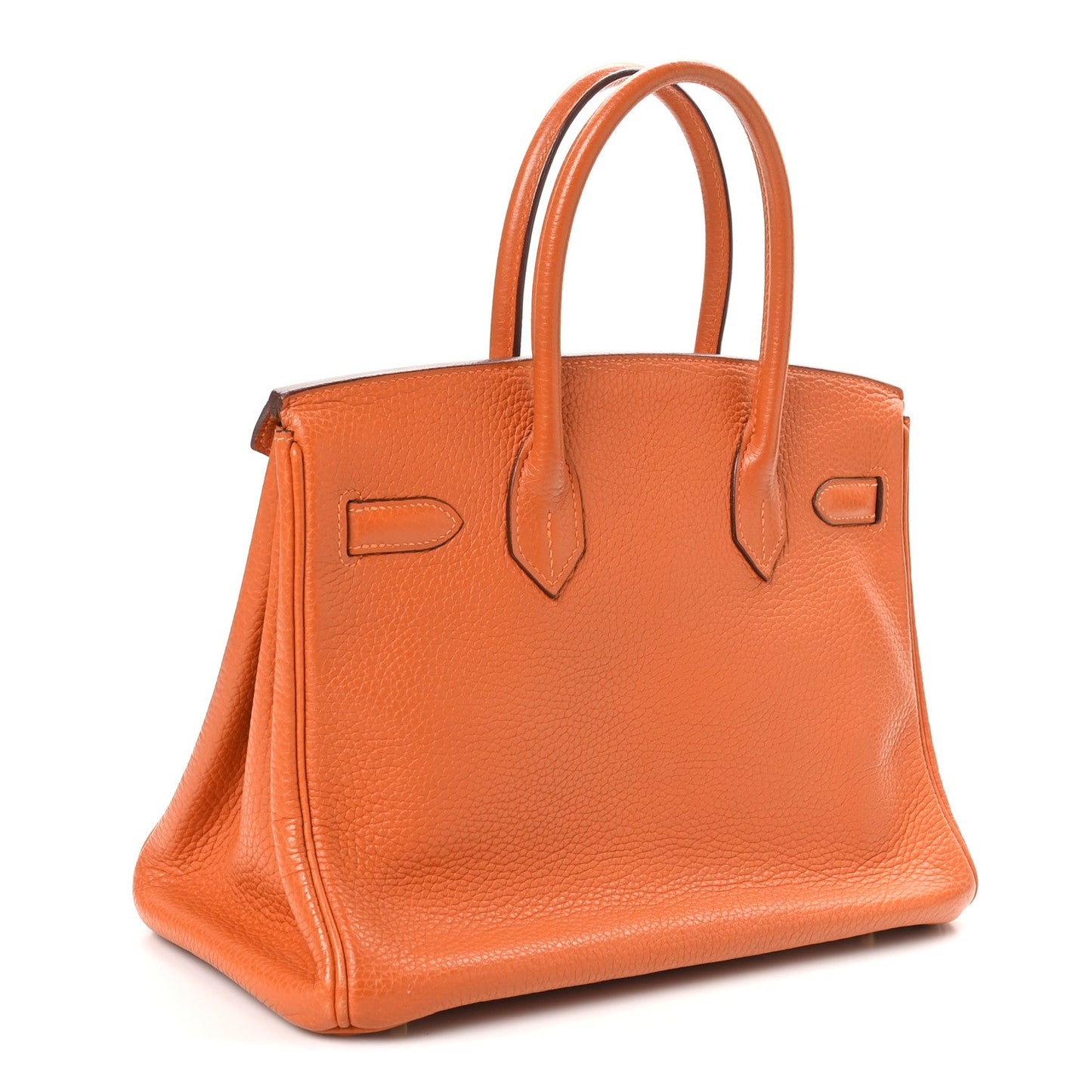 Hermes Taurillon Clemence Birkin Potiron Handbag Travel Bag