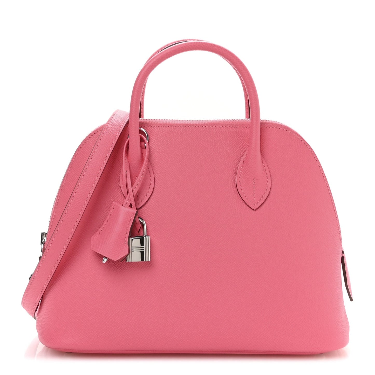 Hermes Epsom Bolide Rose Azalee Handbag Travel Bag