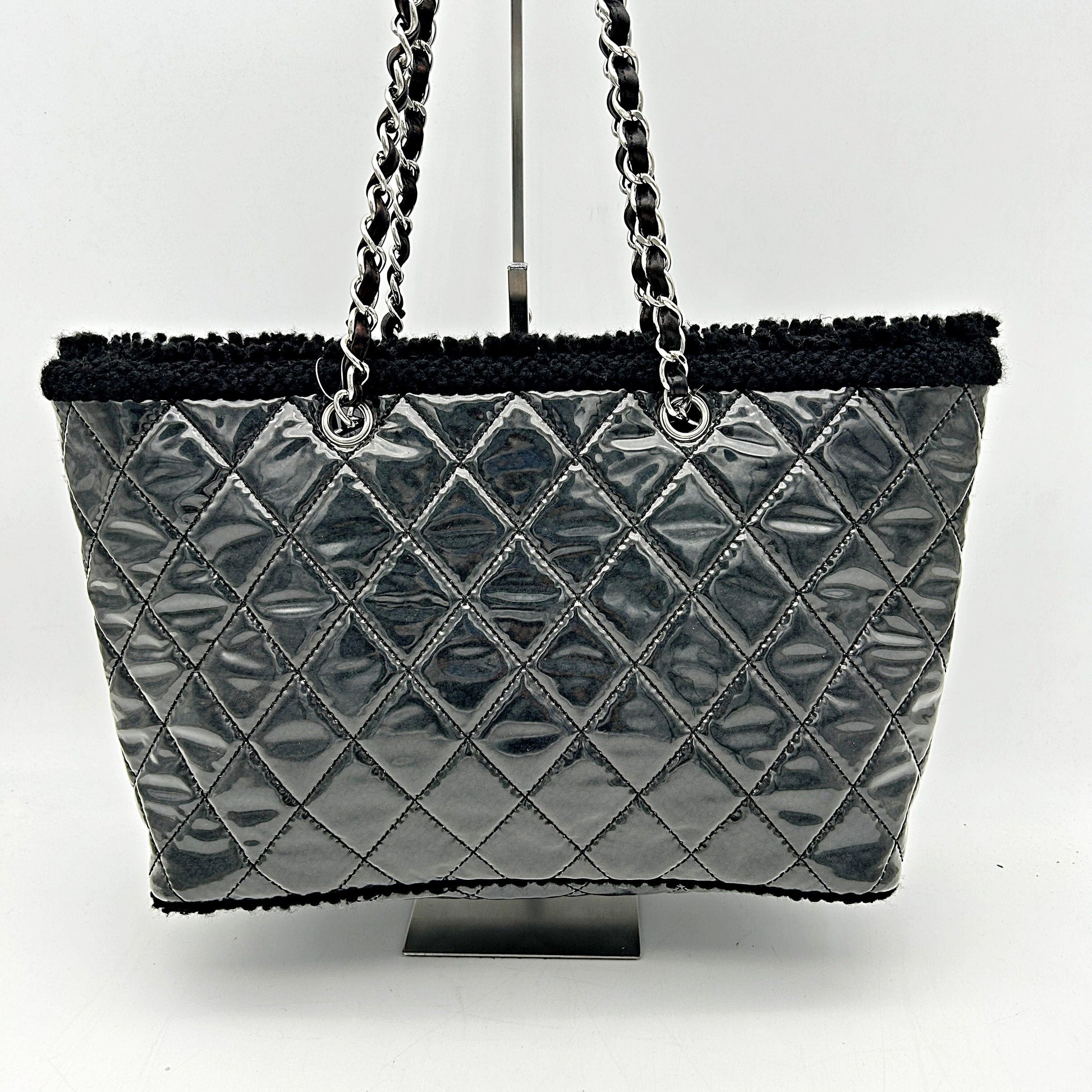 Chanel PVC Tweed Tote Medium - Black Totes, Handbags ch9997hr