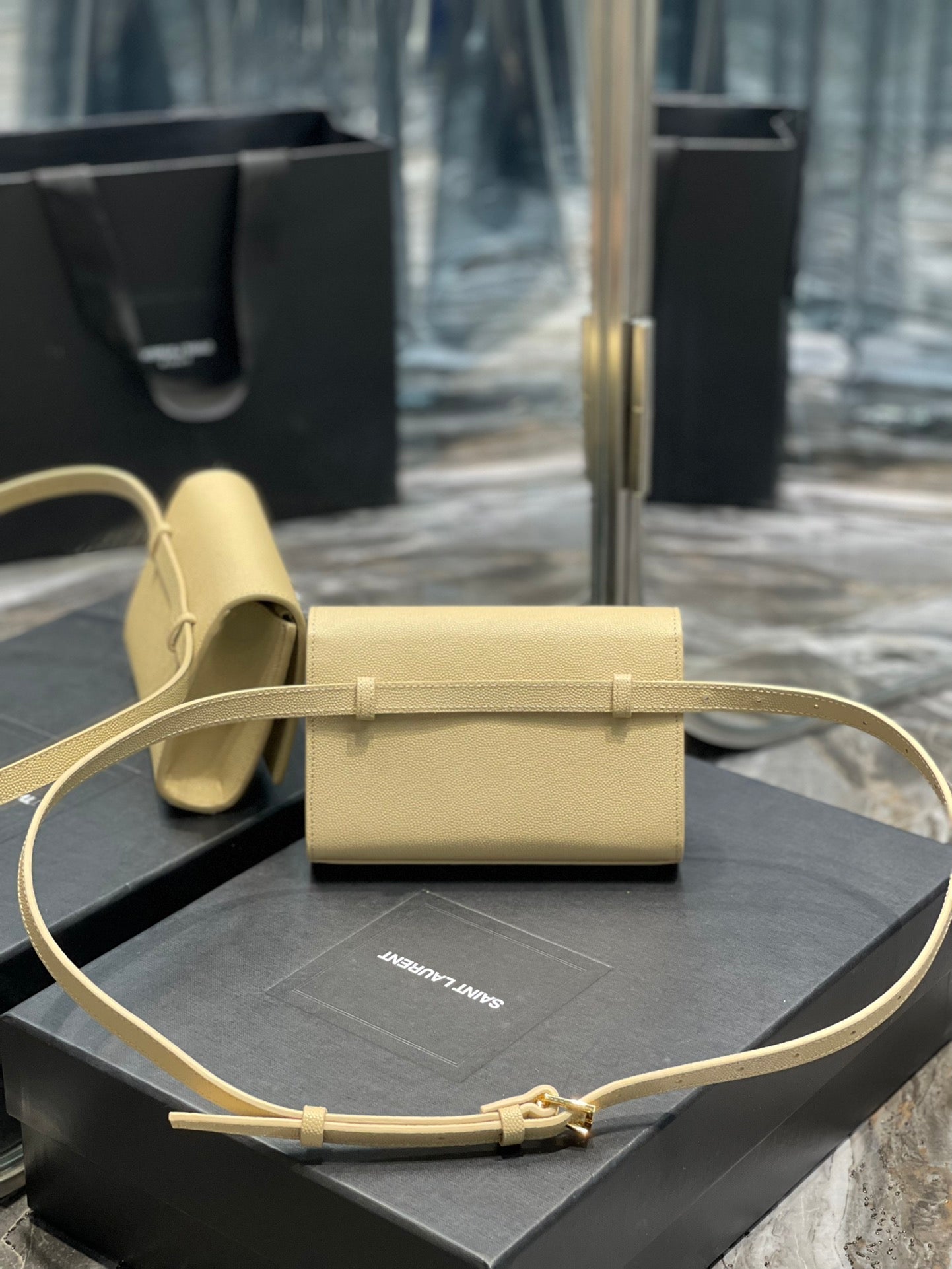 YSL Saint Laurent Kate Clutch Bag Monogram