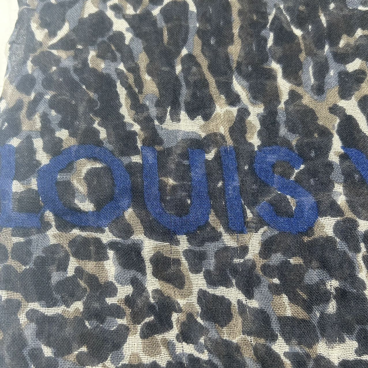 Louis Vuitton Leopard Scarf