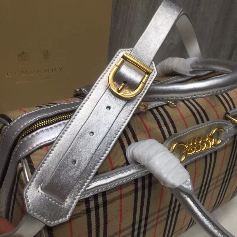 Top Quality Check Linike Bowling Bag For White Brown Travel Bag 91In23Cm 9608