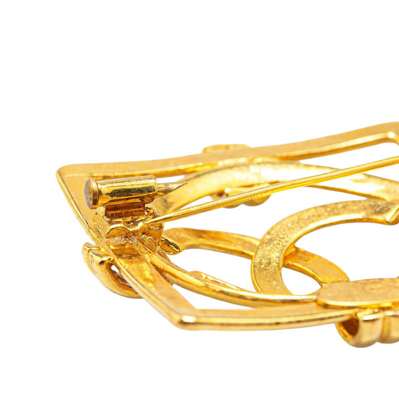 Chanel Coco Mark Square Circle Brooch