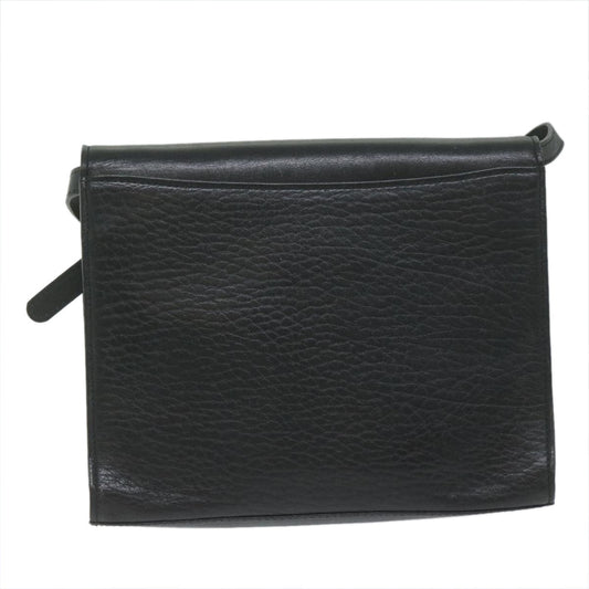 Burberry Luxury ss Shoulder Bag Auth Bs10626 Leather Black