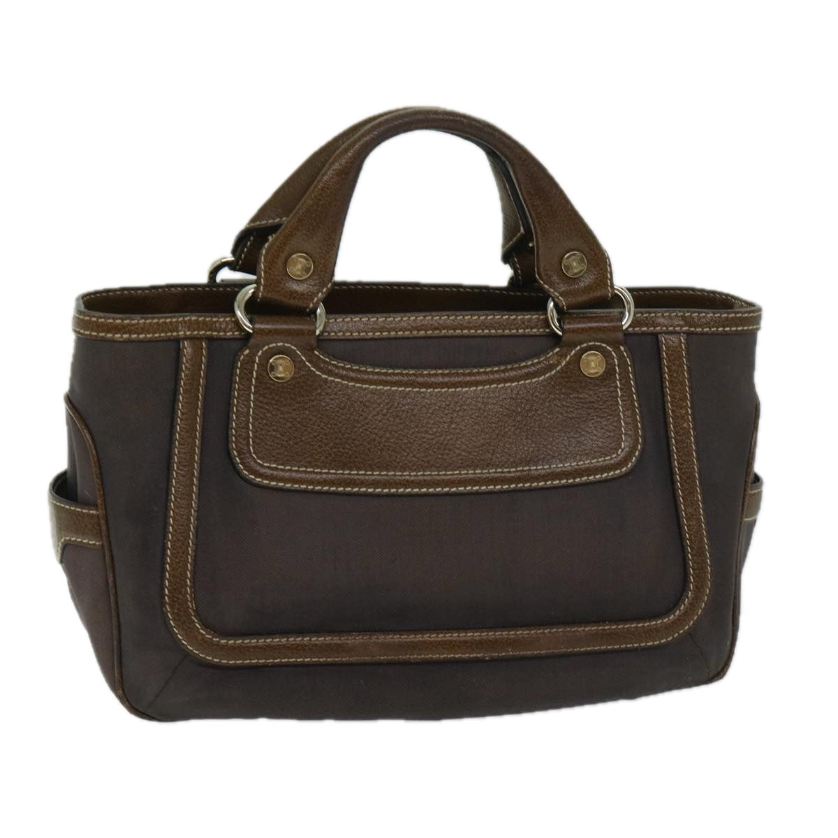 Luxury Hand Bag Canvas Brown Travel Bag