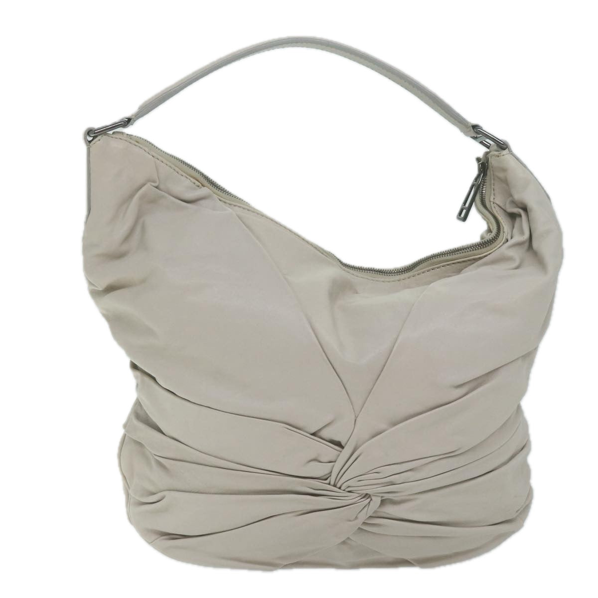 Burberry Luxury Shoulder Bag Auth Bs11678 Leather Beige