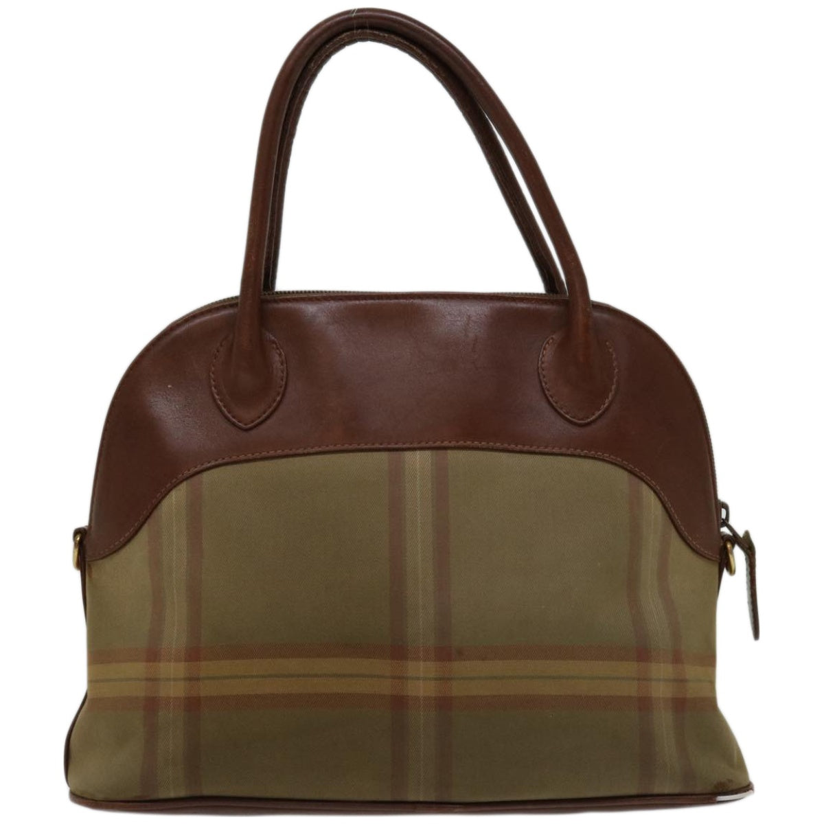 Burberry Luxury ss Hand Bag Auth Bs12031 Canvas Brown Travel Bag