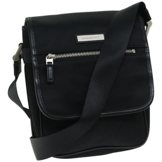 Burberry Luxury Shoulder Bag Auth Bs12201 Nylon Black