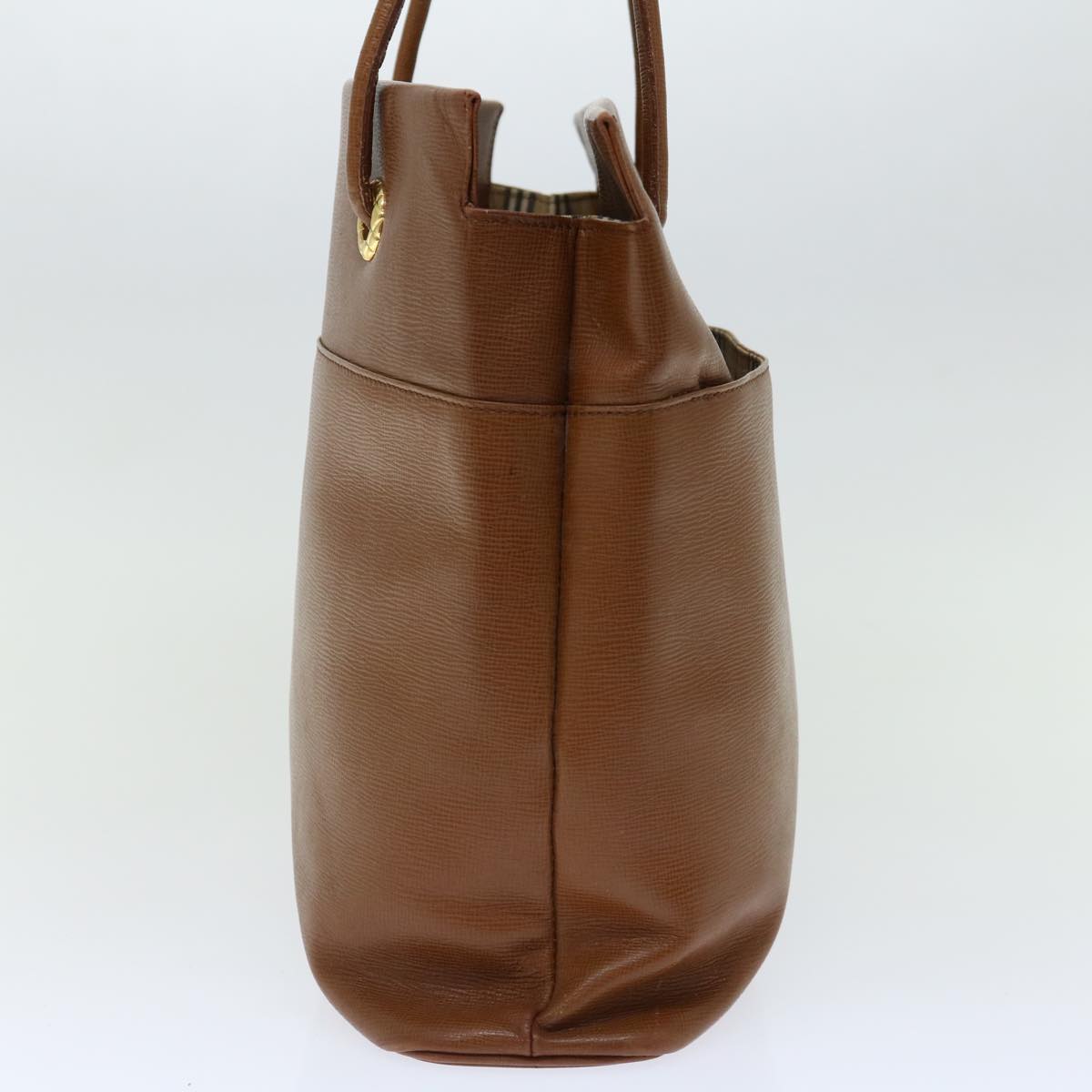 Burberry Luxury ss Shoulder Bag Auth Bs13405 Leather Brown