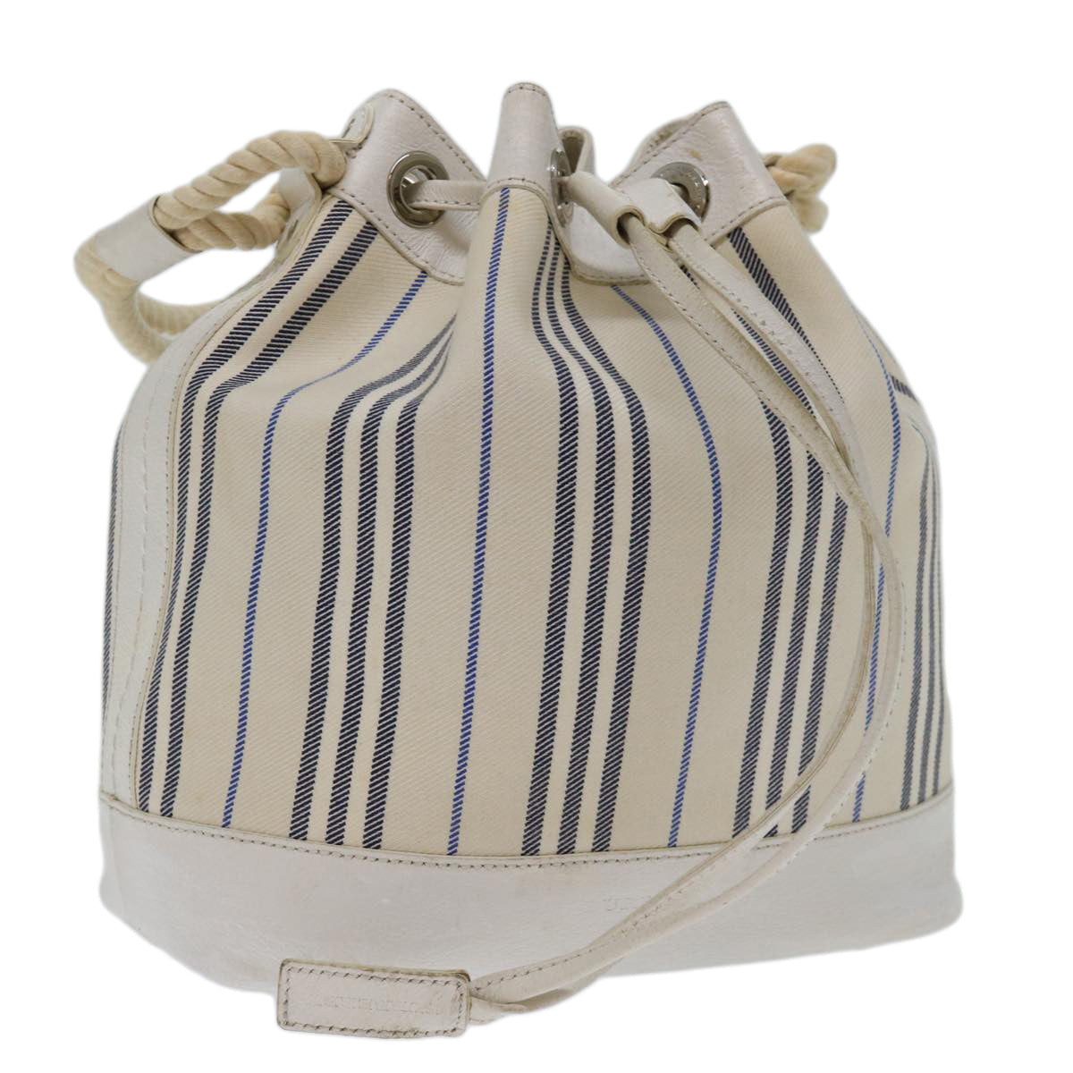 Burberry Luxury Tote Bag Auth Bs13470 Canvas White
