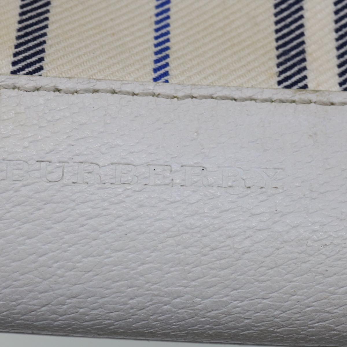 Burberry Luxury Tote Bag Auth Bs13470 Canvas White