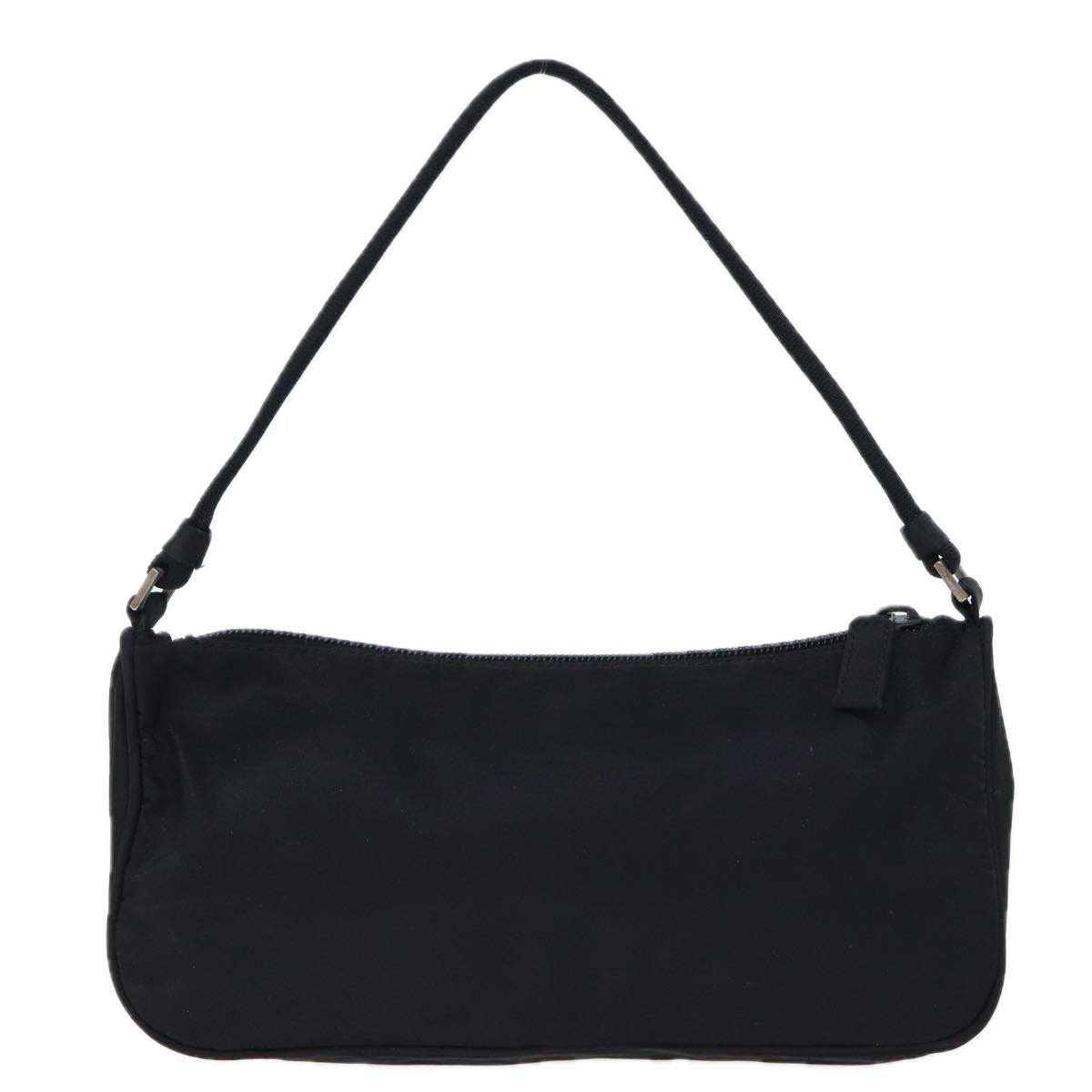 Prada Accessory Pouch Auth Luxury Handbag Nylon Black Clutch Bag