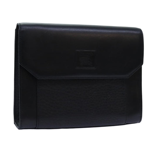 Burberry Luxury ss Shoulder Bag Auth Bs13801 Leather Black