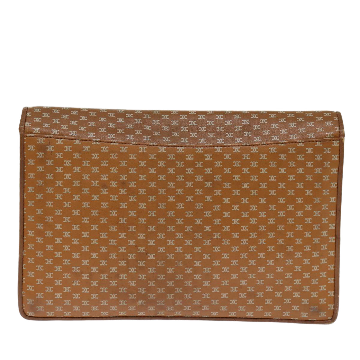 Luxury Macadam Clutch Bag Canvas Brown