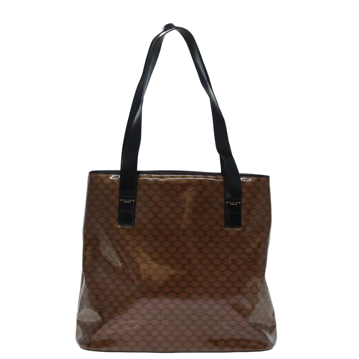 Luxury Macadam Tote Bag Canvas Brown