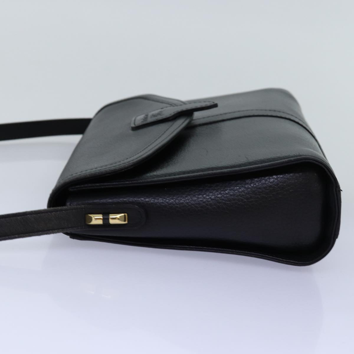 Burberry Luxury ss Shoulder Bag Auth Bs14648 Leather Black