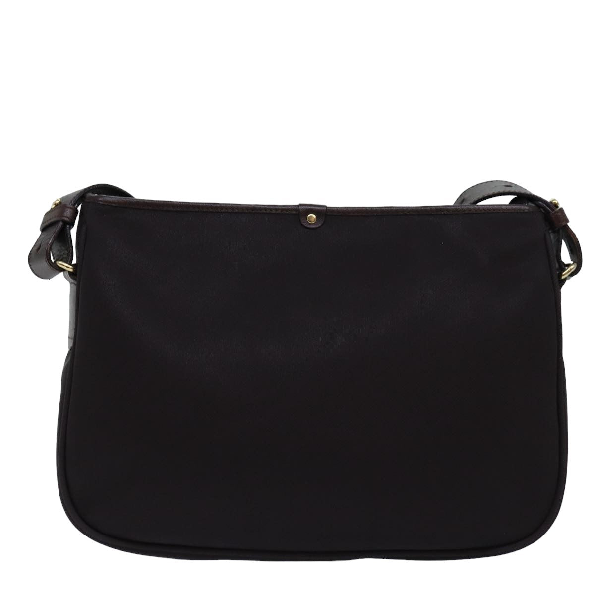 Burberry Luxury ss Shoulder Bag Pvc Auth Bs15062 Leather Brown