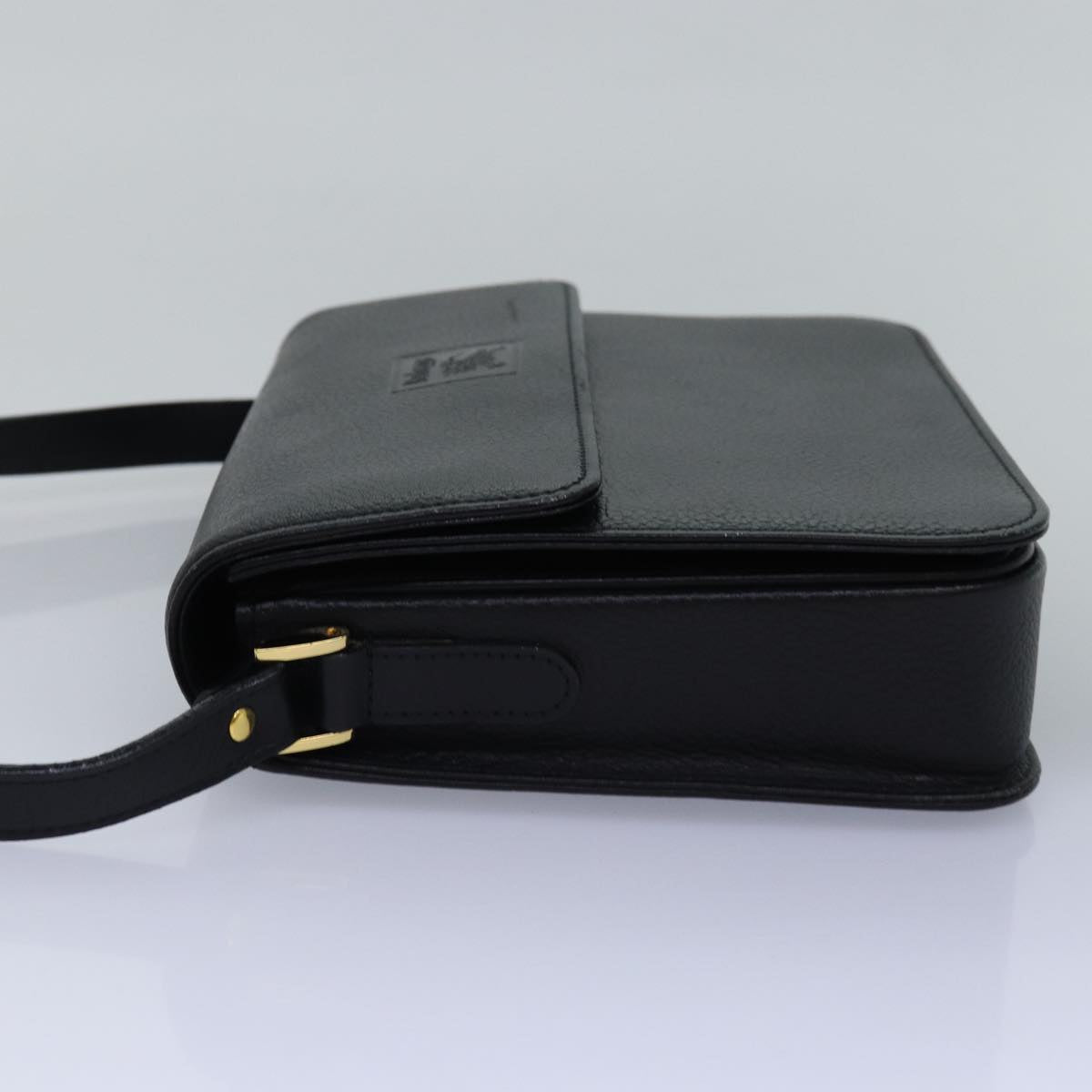 Burberry Luxury ss Shoulder Bag Auth Bs15151 Leather Black