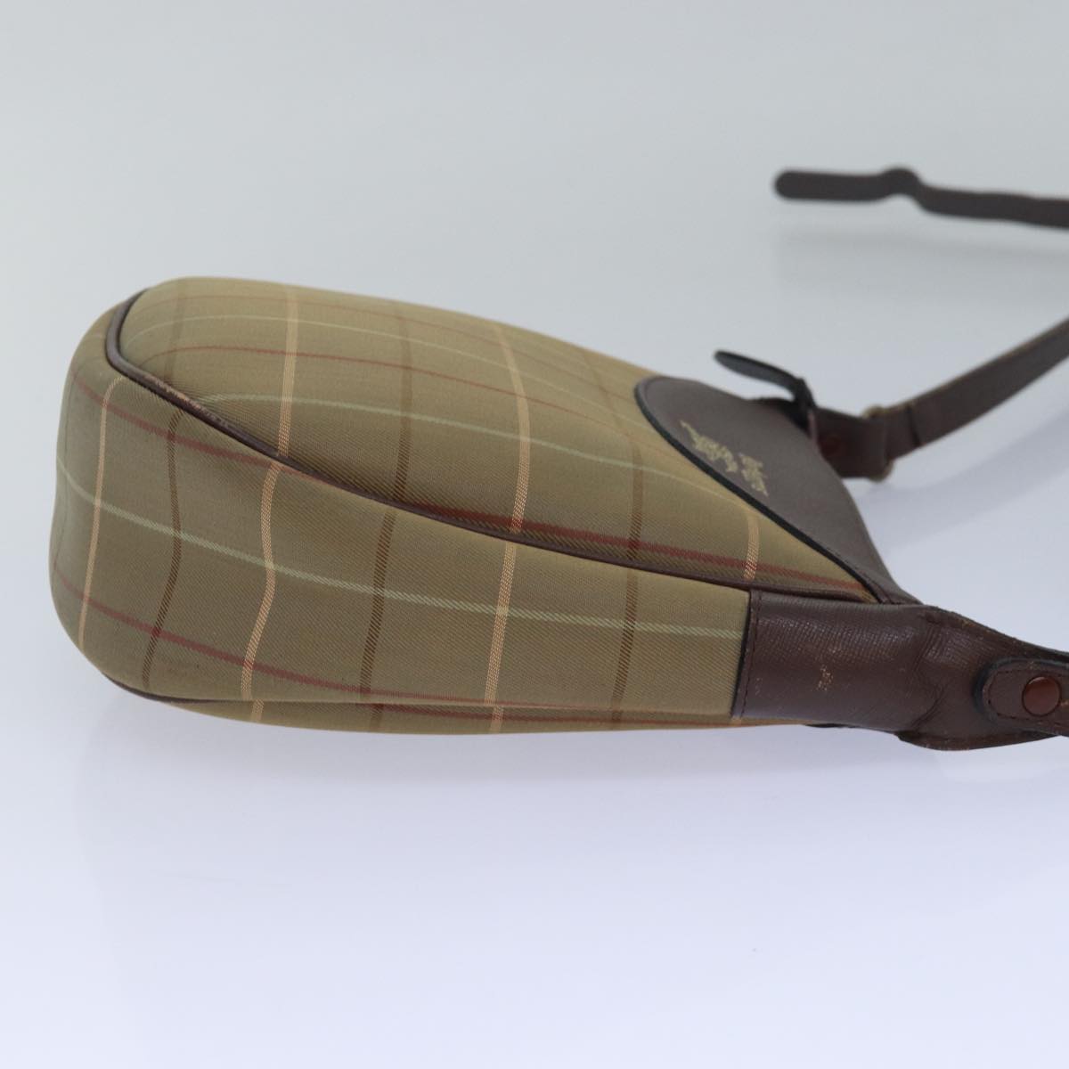 Burberry Luxury ss Nova Check Shoulder Bag Auth Bs15361 Canvas Brown