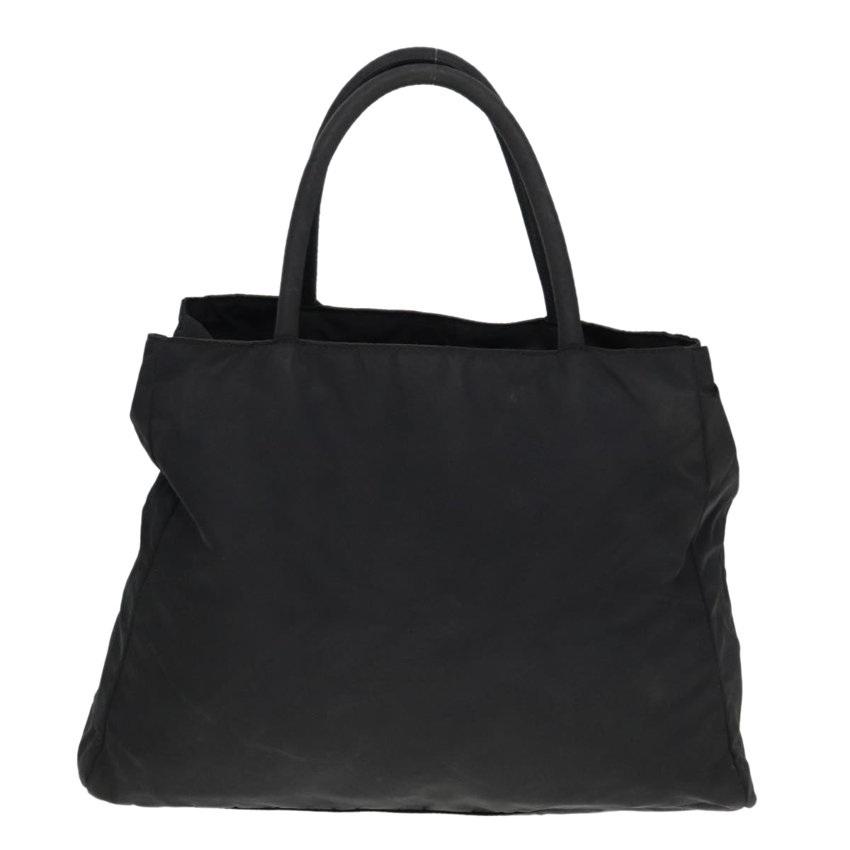 Prada Hand Bag Auth Nylon Black Travel Bag Black Auth Bs15378