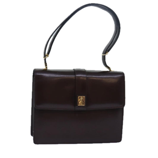 Burberry Luxury ss Nova Check Hand Bag Auth Bs15451 Leather Brown Travel Bag
