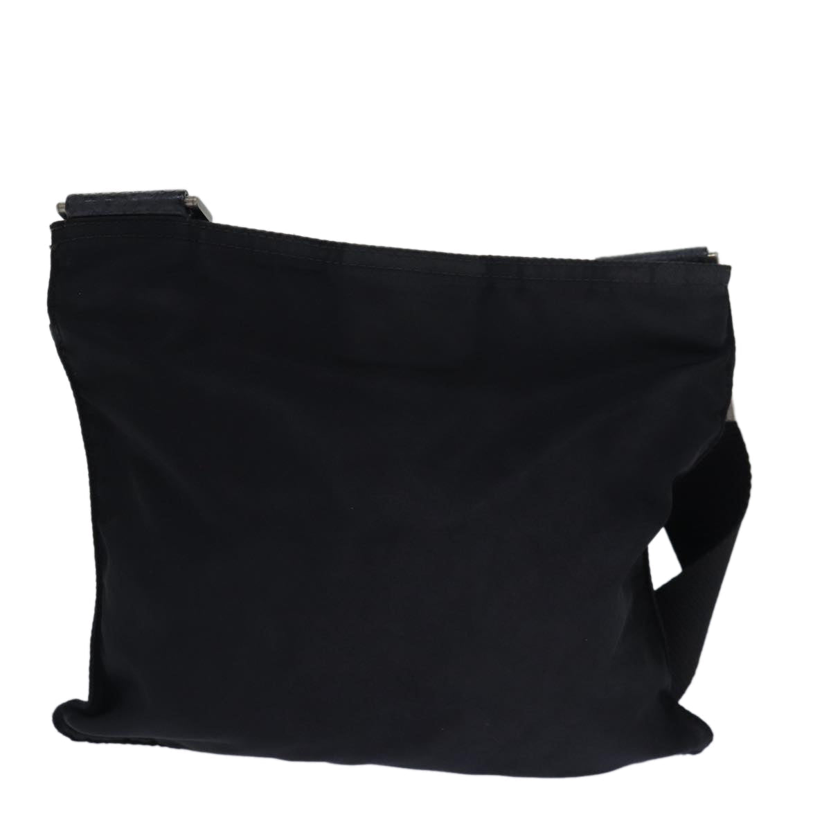 Prada Shoulder Bag Auth Nylon Black Black Auth Bs15593