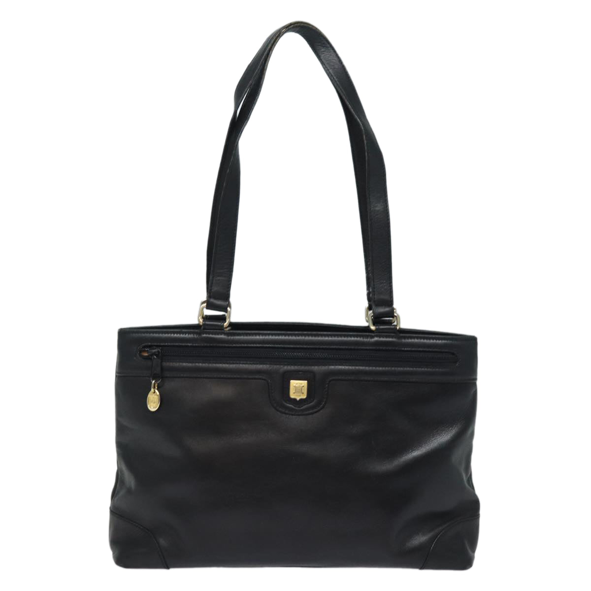 Luxury Tote Bag Leather Black