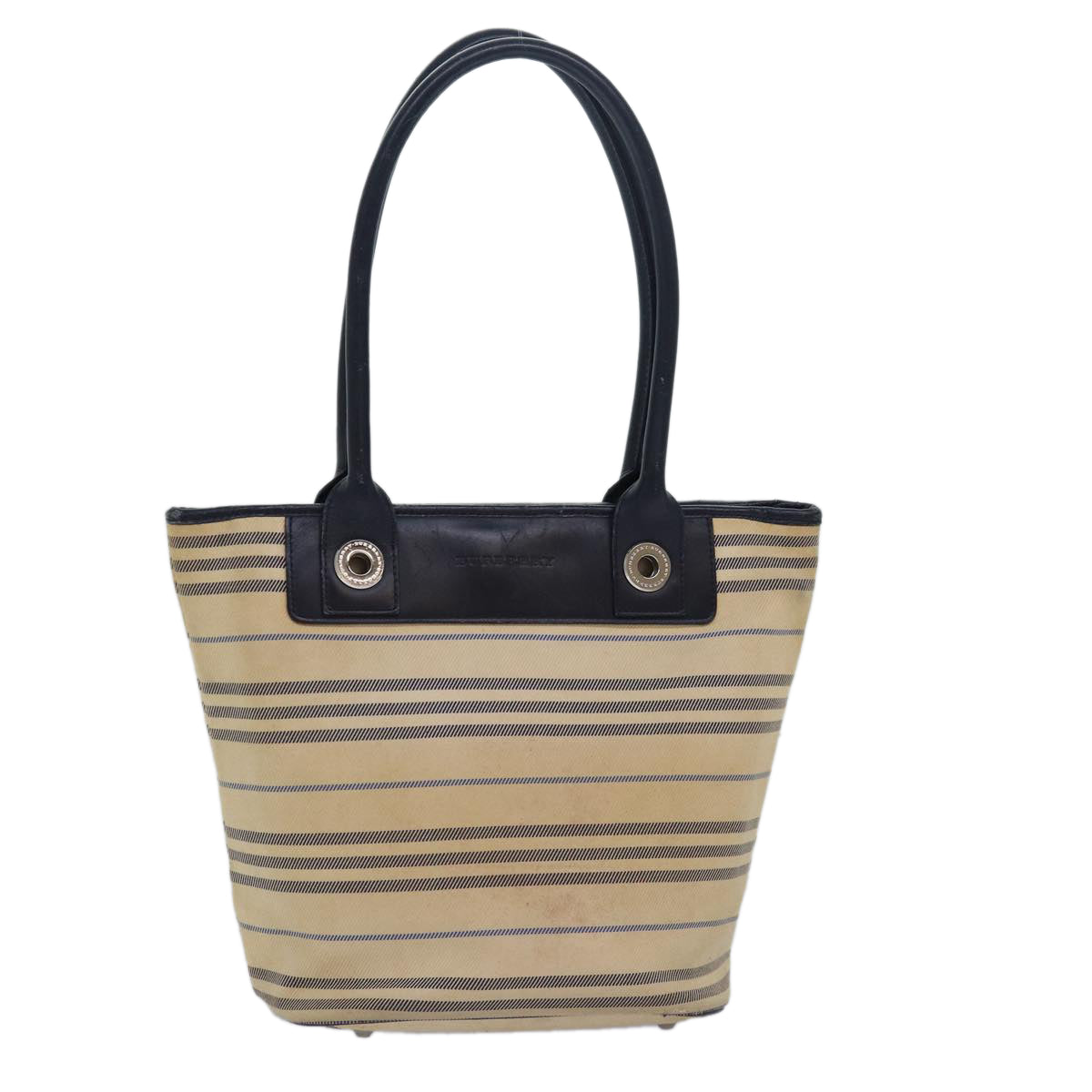 Burberry Luxury Nova Check Tote Bag Auth Bs15723 Canvas Beige