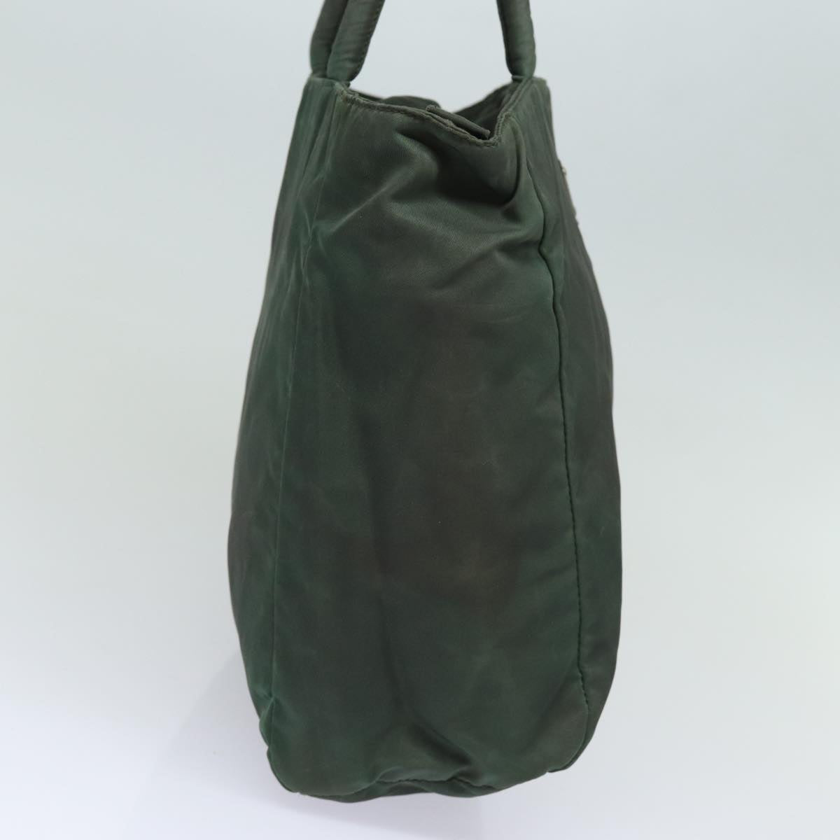 Prada Hand Bag Khaki Auth Nylon Travel Bag Khaki Auth Bs15834