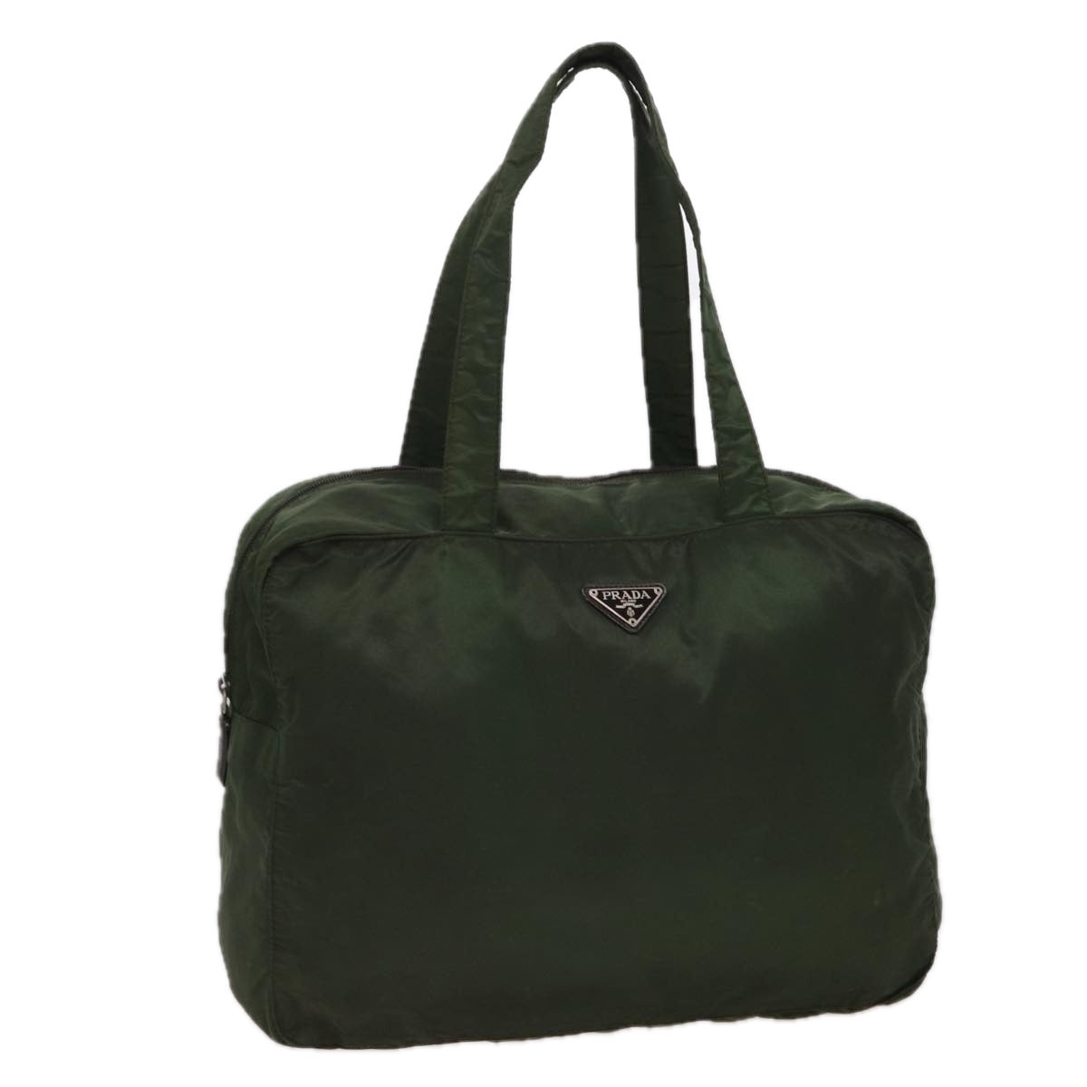 Prada Tote Bag Khaki Auth Nylon Khaki Auth Bs15835