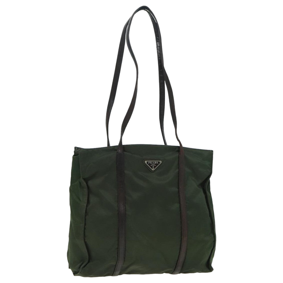Prada Shoulder Bag Khaki Auth Nylon Khaki Auth Bs16001